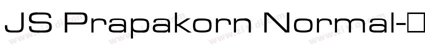 JS Prapakorn Normal字体转换